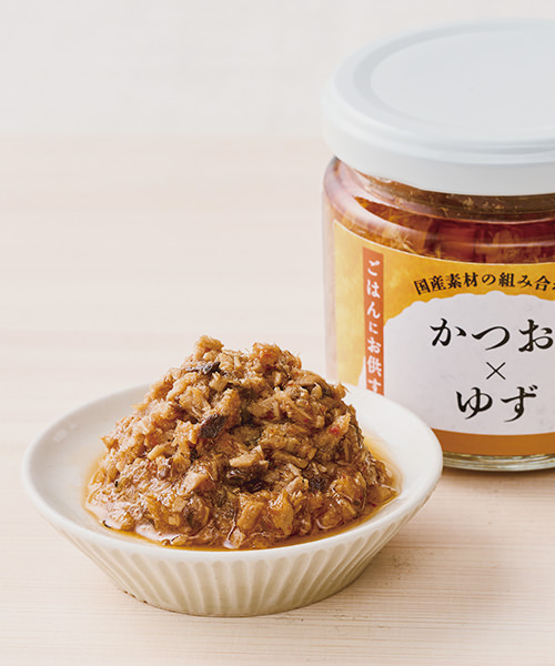 ごはんにお供する［かつお×ゆず］