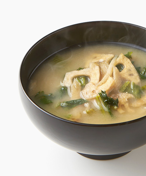 四季をいただくお味噌汁［根もの野菜と田舎味噌］