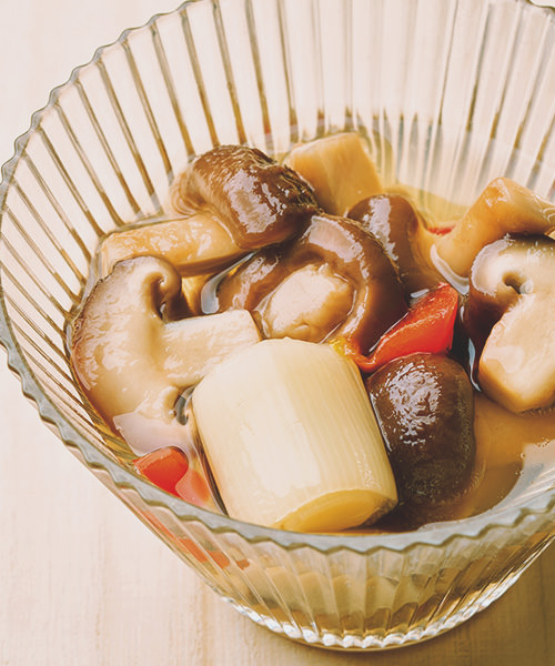 うまろみピクルス［ちびきのこと香味野菜］