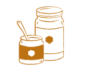 フルーツスプレッド・はちみつ