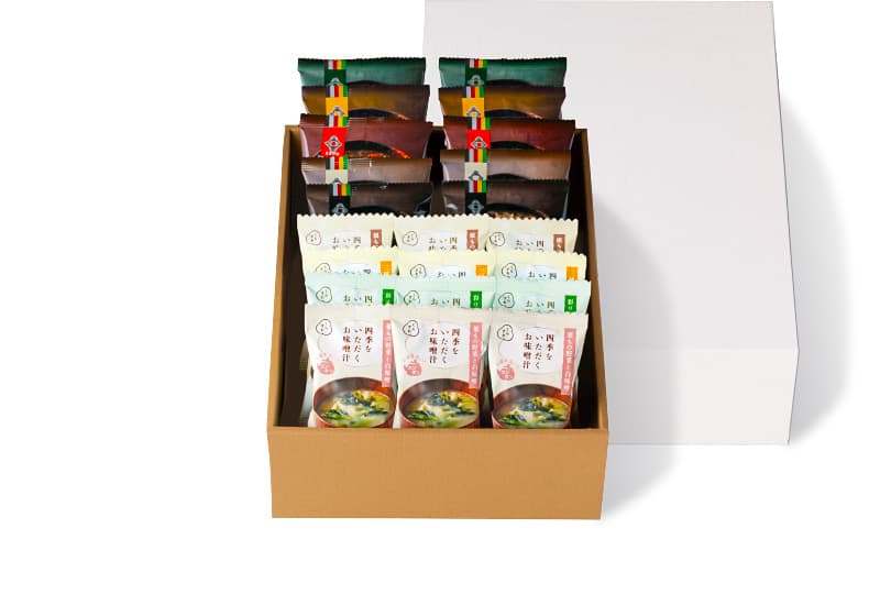 五養粥5種と味噌汁セット