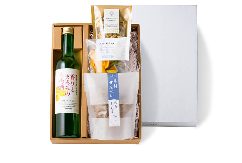 梅酒とすこやかおつまみセット